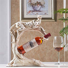 CYYMY Leopardo Portabottiglie da Vino di Resina Creativo del Supporto Bottiglia Decorazione di Casa Artigianato Ornamenti Regalo di Natale Cremagliera del Vino