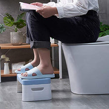 Sgabello WC Pieghevole, ZoneYan Sgabello da Toilette, Sgabello da Toilette, Sgabello Water Adulti, Panchetto Bagno WC, Sgabello Fisiologico da Toilette, Aiuto e Sollievo Contro Stipsi e Gonfiore