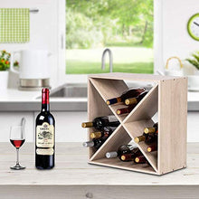 Portabottiglie in Legno da 2 Pezzi, portabottiglie da 24-32 Bottiglie in Stile Classico, portabottiglie Compatto per Cantina, Bar, Cucina, Cantina, Armadio, dispensa, Decorazione