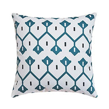 Andreannie - Set di 2 federe Decorative per Esterni, Impermeabili, per Tenda da Giardino, Parco, casalinga, in Poliestere, quadrate, 45,7 x 45,7 cm Set di 4 Pezzi Blu.