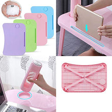 jiaju Tavoli da Picnic Tavolo Pieghevole, Pieghevole Tavolo per Laptop Taccuino Desk Breakfast per Serving Prapelli da Letto Regolabile Pieghevole con Flip Top e Gambe Scrivania per Computer Stand