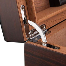 CLJ-LJ Accessori Sigaro con Cedar impiallacciatura di Legno visivi Cigar Humidor scatole Trasparenti della Vernice