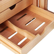 ODDINER Cigar Box di stoccaggio Cigar Box di Legno Legno di Cedro Cigar Humidor Rosewood Grano Piccolo Quattro Strati Piano Vernice Sigaro Idratante Cabinet Cigar Humidor