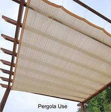 Telo Ombreggiante, Bordo in Tessuto serigrafato con Occhielli con Rivestimento in Tessuto al 90%, Retina Resistente ai Raggi UV for la Copertura delle Piante da Giardino, Beige (Size : 2m x 5m)