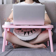 jiaju Tavoli da Picnic Tavolo Pieghevole, Pieghevole Tavolo per Laptop Taccuino Desk Breakfast per Serving Prapelli da Letto Regolabile Pieghevole con Flip Top e Gambe Scrivania per Computer Stand