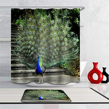 LIYAN Combinazione Bagno. Immagini Chiare E Colori Vivaci Rendono Il Tuo Bagno Pieno di Vita. Accessori da Bagno. Pavone con Schermo Aperto.