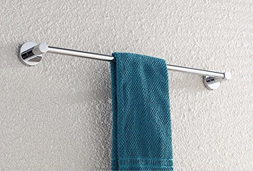 Portasciugamani da parete per bagno in acciaio inox con barra portasciugamani singolo da 50 * 7 cm