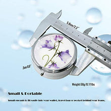 AUHOTA Decorativo Comodo Portapillole Rotondo in Metallo, Porta Pillole Giornaliero Tascabile Piccolo 3 Scomparti, da Viaggio per Medicine (60mm,4 Stiles)