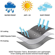 Telo protettivo per ombrellone da 2 a 4 m, resistente ai raggi UV, antivento, resistente agli strappi, resistente agli strappi, 265 cm