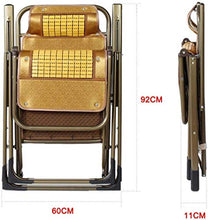 WUY Sunloungers - Sedia di bambù Materiale in Legno Regolabile Pieghevole Regolabile Pieghevole Pieghevole Heavy Duty Balcony Sun Lounger Sedia da Spiaggia all'aperto