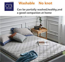 NMBC Singolo Doppia Materasso Futon Addensare Residenza Studentesca Coprimaterasso Pieghevole Futon Tappetino Antibatterico Dormire Futon Materasso Tappetino-120 x 190 cm C