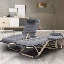 Mzl - Poltrona reclinabile da esterno Zero Gravity, con sedie imbottite e regolabili, inclinabile per piscina, patio, giardino, spiaggia, supporto 150 kg