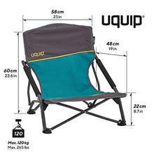 Uquip, Sandy – Set di 2 sedie a Sdraio Pieghevoli con capacità di carico Max 120 kg