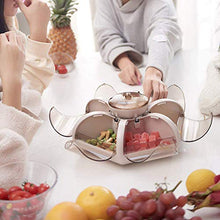 iSpchen Scatola portaoggetti con Scomparto a Pressione Scatola di Frutta di Loto di Moda Combinazione Creativa Vassoio di Frutta
