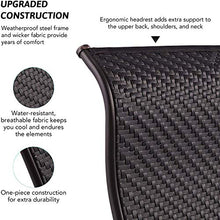 DHHZRKJ Sedia in Rattan Zero Gravity, Regolabile 90-160 °, Poltrona Pieghevole con Sistema di bloccaggio, Chaise-Longue per Esterni per Giardino, Patio, Spiaggia
