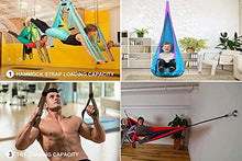 EKKONG Gancios per Soffitto, Suspension Ancoraggios da Parete in Acciaio Inox, Ganci per Altalena Supporto per Sacco da Box Love Swing Sling Trainer, capacità di carico Fino a 400KG (U)