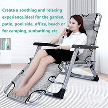 FACAZ Sedie da Giardino reclinabili, lettini Prendisole Zero Gravity Chaise Longue da Giardino per Esterni a Dondolo Supporto per Sedia a Sdraio 440 libbre (Colore: Nero)