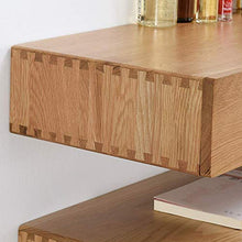 Semplicità Elegante Scaffale Sospeso Sospeso Scaffale per Cassetti in Rovere Semplice Stoccaggio Risparmia Spazio, 2 Colori, HJJ, a, 60X31.5X12CM