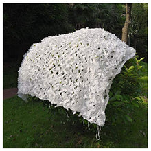 Mimetismo Decorazioni per Feste Rete Mimetica, Fodera Mimetica per Caccia, Tessuto Oxford Impermeabile, Rete ombreggiante per Auto 4 * 6m, Bianca (Size : 4 * 6m)