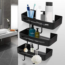 Scaffale da bagno in alluminio, portaoggetti per WC, scaffale per WC multiuso resistente, scaffale per asciugacapelli, salvaspazio per cucina in bagno(Three layers)