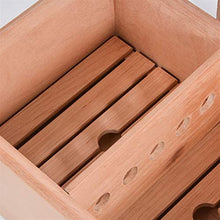 DYB La conservazione dei sigari Cigar Humidor - Legno di Cedro Humidor con 2pcs 8g Sigaro Humidifer Borse Grande capacità Cigar Cabinet for Club Desktop Cigar Box mantenerlo Fresco Squisito e Bello