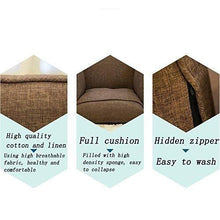 Grato per tutto Pigro Divano Letto Singolo vetrata Pieghevole Poltrona Letto reclinabile Torna dormitorio Sedia Balcone (Color : 2A)