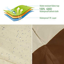 JTWEB Copertura per Sedie Impilabili 420D Oxford Protezione Impermeabile Antivento e Anti-UV per Sedie da Giardino