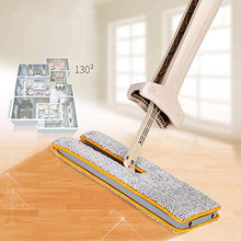 SSAYY Mop Mop Autoportante Bifacciale Piatto Telescopico Comodo Manico Mop Strumento di Pulizia del Pavimento per Cucina Soggiorno