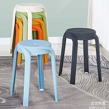 MKXF Plastic Sgabello Domestica Addensare Stile Nordico Sgabello Rotondo Sgabello Bagno Sgabello Scarpe Modifica Sgabello Antiscivolo Dining Chair Attesa,F