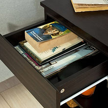 SoBuy® Tavolino da divano, tavolino da soggiorno, Comodini letto,con cassetto,FBT49-BR,IT