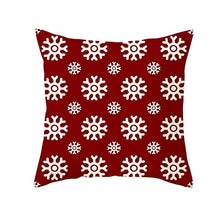 Federe Cuscini Divano 45X45,Fodere Per Cuscini Con Stampa Di Motivi Natalizi Rossi, Fodere Per Cuscini Lombari Per Divano Da Soggiorno Per Ufficio, Decorazioni Per La Casa, Set Di 4 Articoli, Rosso E