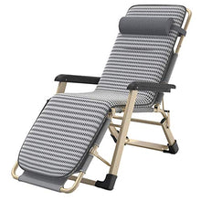 SHUAIIJUAN Sedia per il tempo libero domestico Sdraio Patio Lounge Poltrone sedia for esterni Zero Gravity regolabili sedie pieghevoli Prato Lounger con cuscino for sdraio 330lbs Beach Patio Pool di s