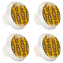 Maniglie per cassetti Manopole per cassetti Manopole rotonde Confezione da 4 per armadietto, cassetti, cassettiere, cassettiere ecc. Piccola scimmia