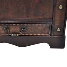 XINGLIEU Baule portaoggetti Marrone, Baule portaoggetti in Legno, Tavolo supplementare, 90 x 51 x 42 cm