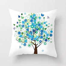 Federe Cuscini Divano 45X45,Fodere Per Cuscini Con Stampa Digitale Ad Albero Dipinto, Fodera Per Cuscino Lombare Per Divano Da Soggiorno Per Ufficio Auto, Set Di 4 Articoli Per La Decorazione Della Ca