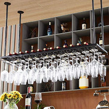 zxcvb Portabottiglie Portabottiglie Rovesciato in Metallo Nero Industriale ， Porta Stelo per Soffitto Sospeso ， Applicazione per Decorazione Regolabile in Altezza