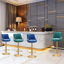 Sgabelli da Bar Sedia Moderna senza bracciolo con schienale regolabile Sgabello da bar altezza Bar Sedie regolabile Pub Sgabello girevole, for la cucina / Sala Giochi / Living Room Pub (Set di 4) Rego