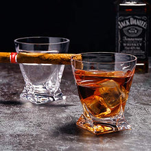 creatività Whiskey Vetro, 270 Ml Sigaro di Vetro, Cristallo di Vetro Insieme del Vino, Adatto A Whisky, Vino Rosso E Brandy, Padre del Regalo Uomo
