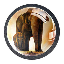Elefante di famiglia 4 PCS Pomelli per Porta, Pomolo per Mobile, Pomelli per Mobili con Viti, Maniglia per Armadietto, Pomelli per Porta, Pomelli per Cassetti per Porta, Armadio, Cassetto e Credenza