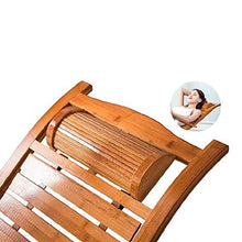 Reclinabile in bambù Pieghevole Sedia A Dondolo per Esterno Lettino da Spiaggia Cuscinetti di Seduta Design Ergonomico per Il Giardino Camera da Letto, Regali per I Genitori
