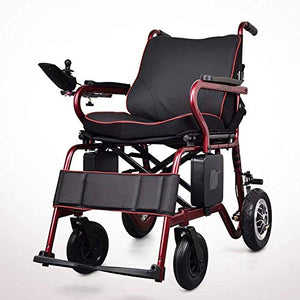 Accessori per la casa Anziani Disabili Sedia a rotelle Leggero Pieghevole Cuscino in cotone con memoria traspirante Motore da 500 W Telaio in alluminio Elettrico intelligente (controller automatico