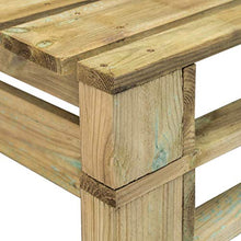 Festnight Panca Pallet da Giardino in Legno FSC Verde,Divano Pallet da Giardino Esterno in Legno,Panca 2 Posti 110 x 66 x 55 cm