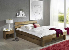 Futon Jenny - Letto in legno di quercia naturale, 90 x 200 cm