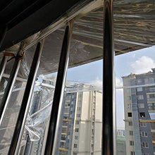 ZXHQ Telone Telo Copertura Impermeabile Trasparente 1.4x3m, Teloni Impermeabili Occhiellati Trasparenti, Telo di Protezione Trasparente Multiuso per Piante Mobili Auto