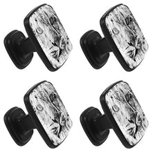 leopardo delle nevi 4 PCS Pomelli per Porta, Pomolo per Mobile, Pomelli per Mobili con Viti, Maniglia per Armadietto, Pomelli per Porta, Pomelli per Cassetti per Porta, Armadio, Cassetto e Credenza