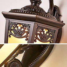 N / A squisita Illuminazione Luce Parete del Giardino Impermeabile Cirrodor Gazebo Garden Villa Garden Illuminazione Staffa Alluminio Vetro Porta Portello Modellato E27 Testa