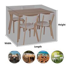 YLKCU Fodere per mobili da Giardino Set Impermeabile 213x132x74cm, Fodere per mobili da Giardino Quadrate Impermeabili, Fodere per mobili per posti a Sedere all'aperto, Anti-sbiadimento,