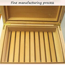 XINBO Cigar Humidor, può Contenere Circa 100 sigari, Scatola di sigari in Legno massello, con igrometro e umidificatore