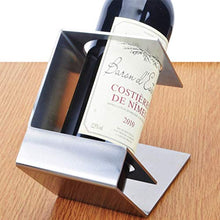 Portabottiglie da tavolo Titolare del vino di stoccaggio in acciaio inossidabile Wine Rack Rack di personalità della cucina della casa Ristorante Wine Cellar controsoffitto Cabinet Portabottiglie e ar