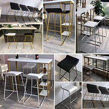 XHCP Mobili per Soggiorno Sgabelli Sgabelli da Bar Neri Sgabelli da Bar Moderni e contemporanei Senza braccioli con Gambe in Metallo Sedile in plastica Sedia da Pub/bistrot/Cucina /